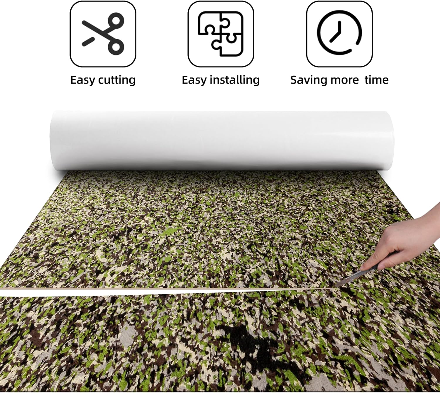 Boat Flooring Eva Foam Boat Decking Sheet Non-slip Brushed Marine Flooring Self-adhesive Boat Carpet For Motorboat Yacht Kayak RV 94.5" x47.2"/ 23.6"/15.7" By PAIDU
