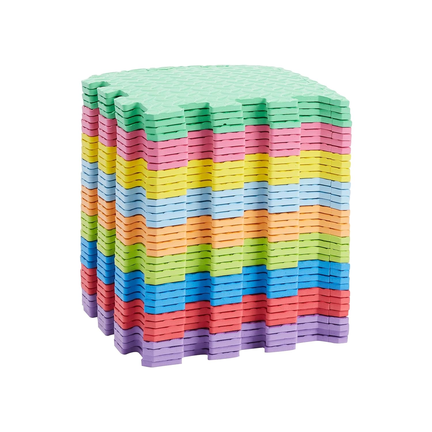 Kids Puzzle Exercise Interlocking Play Mat Eva Foam 36 Tiles 12x12 54 Borders By PAIDU