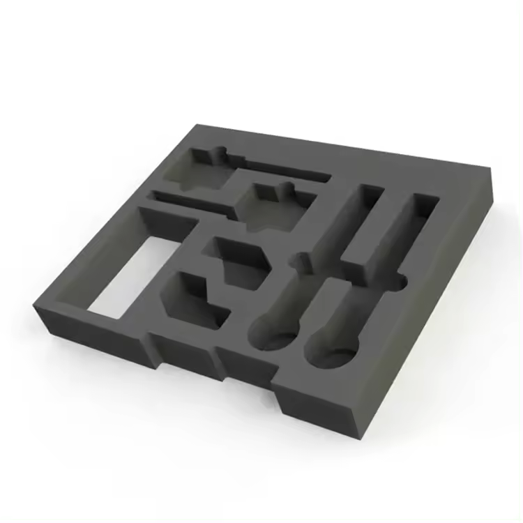 Paidu Custom All kinds of CNC Cutting EVA Foam With Carbon Fiber Surface For Luxury ballpoint pen Protective Packaging
