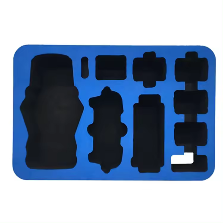 Paidu factory Custom Professional Shockproof Protective Display Case Box With CNC Cutting EVA Foam Insert