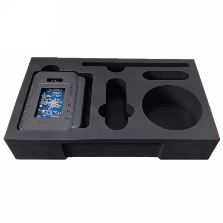 Paidu Factory processing foam EVA carving electronic tray shaped processing EVA foam inner lining insert processing