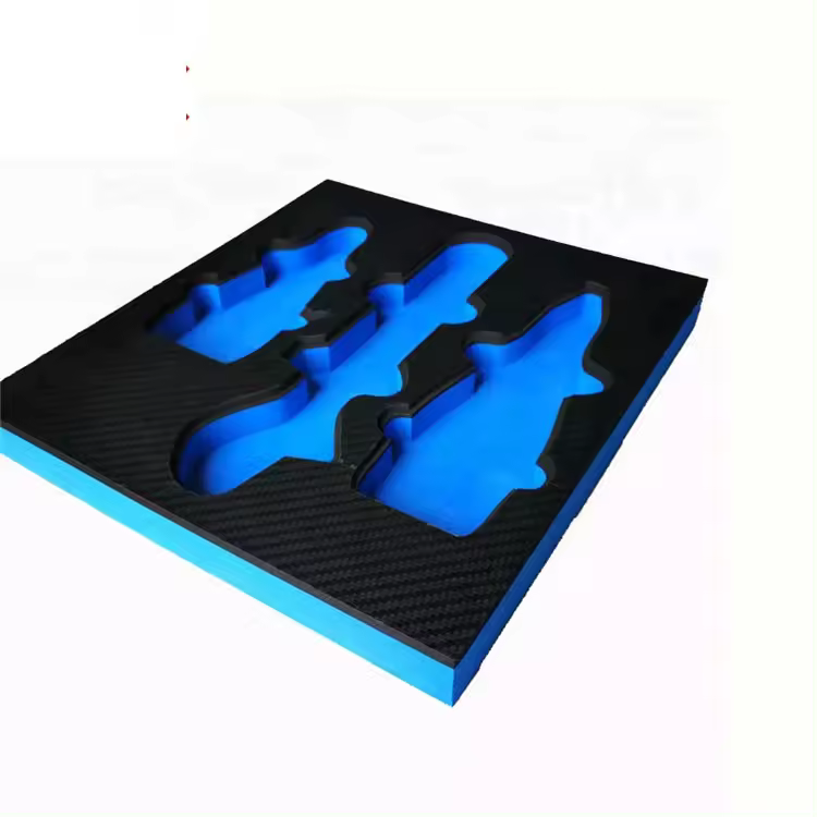 Paidu Factory processing foam EVA carving electronic tray shaped processing EVA foam inner lining insert processing