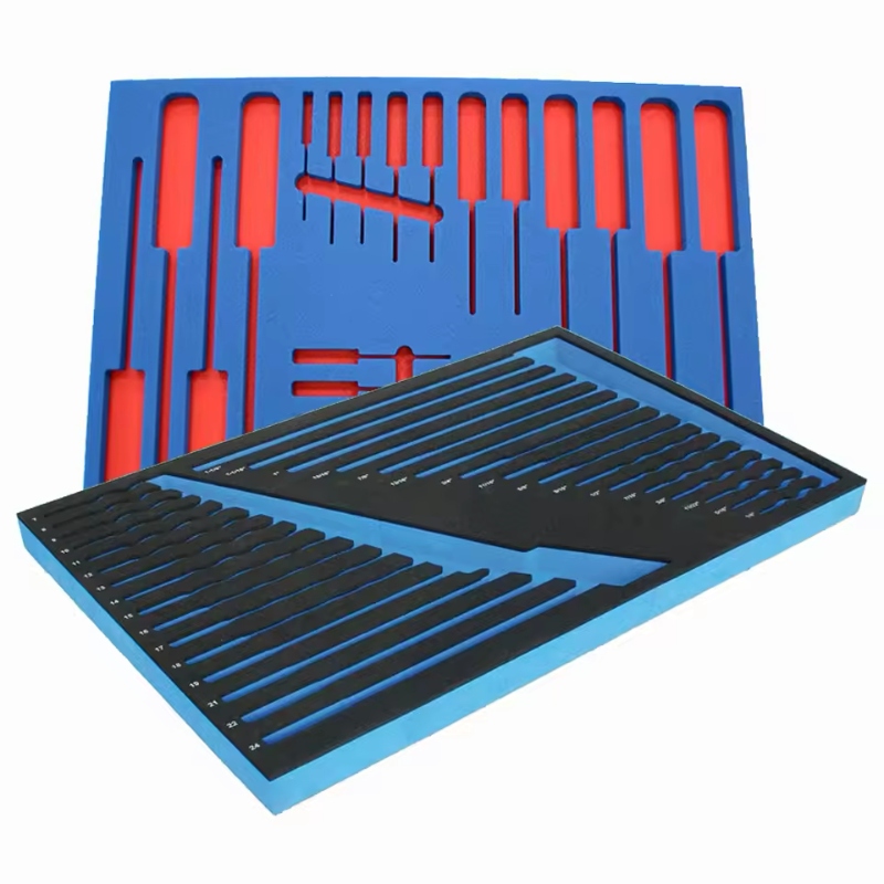 Paidu Factory Directly Custom High Density Shockproof EVA Foam Cardboard Tool Box Packaging Case Insert