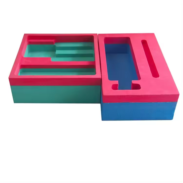 Paidu factory Export Custom die cut EVA EPE Sponge multi-function colorful eva foam lining/insert eva packing material