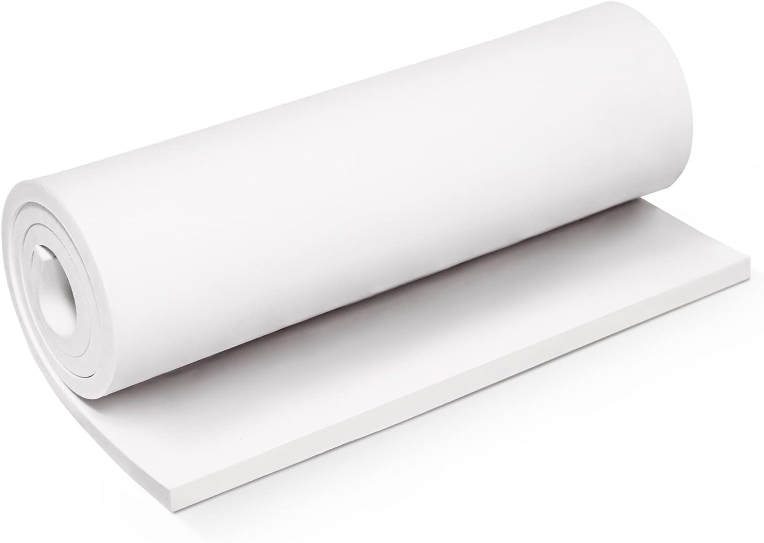 White Foam Sheets Roll Premium Cosplay Eva Foam Sheet 10mm Thick 39"x13.9'' High Density 86kg/m3 For Cosplay Costume Crafts DIY Projects By PAIDU