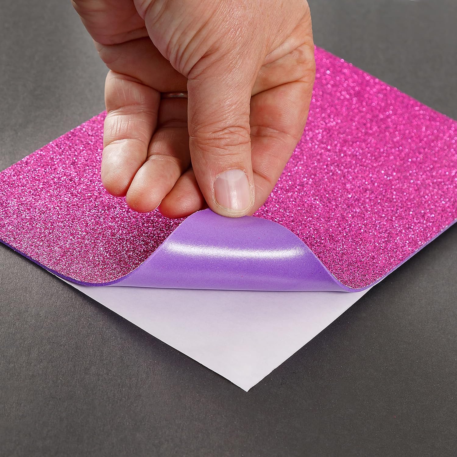 Glitter Foam Sheets Self Adhesive 12 Pack 6x9 Sticky Back Craft Foam
